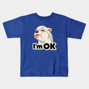 Polar bear and humor Kids T-Shirt